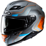 HJC F71 ARCAN Semi Flat Gray/Orange Front - Driven Powersports