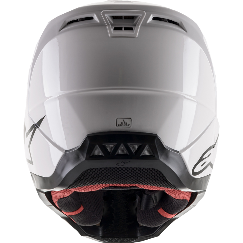ALPINESTARS HELMET SM5 SOLID White Back - Driven Powersports