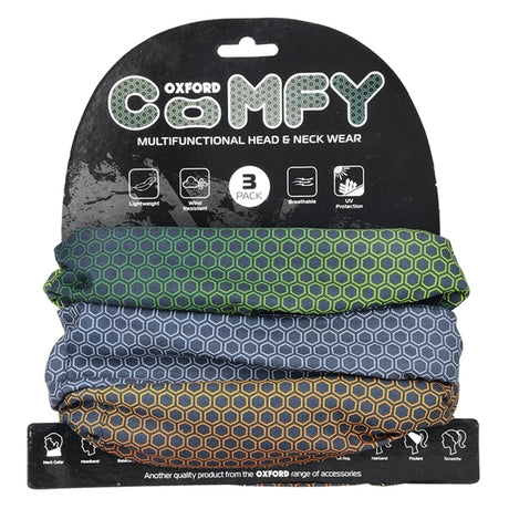 Oxford Comfy Head & Neck Tube Nacreous - Driven Powersports