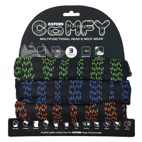 Oxford Comfy Head & Neck Tube Haste - Driven Powersports