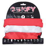 Oxford Comfy Head & Neck Tube Havoc Red - Driven Powersports