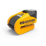Oxford Quartz XA10 Super Strong Alarm Disc Lock Yellow/Black - Driven Powersports