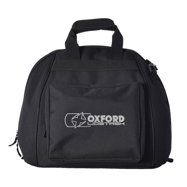 Oxford Lidstash Deluxe, Padded Helmet Carrier with Accessories Pouch - Driven Powersports