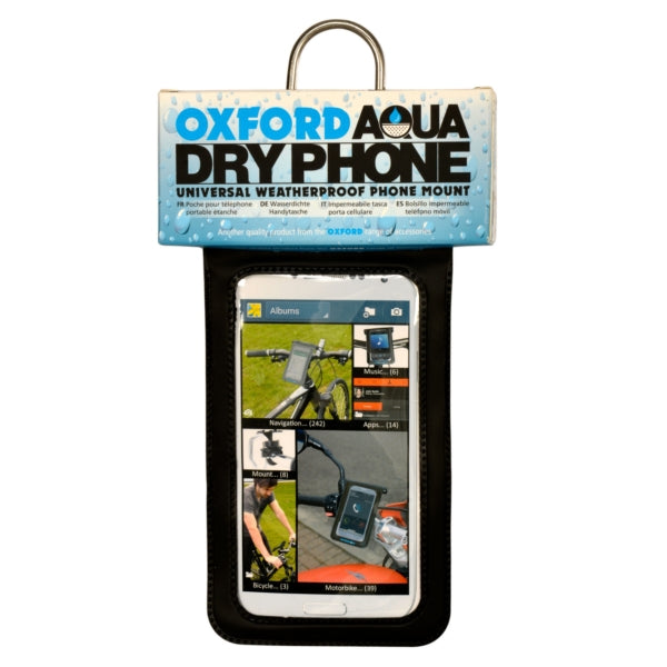 Oxford Aqua Dryphone Universal Weatherproof Phone Mount - Driven Powersports