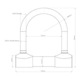 Oxford Alarm-D High Security D-Lock with Integral Alarm - Driven Powersports