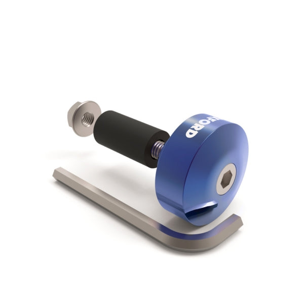 Oxford BarEnds1 Bar End Blue - Driven Powersports