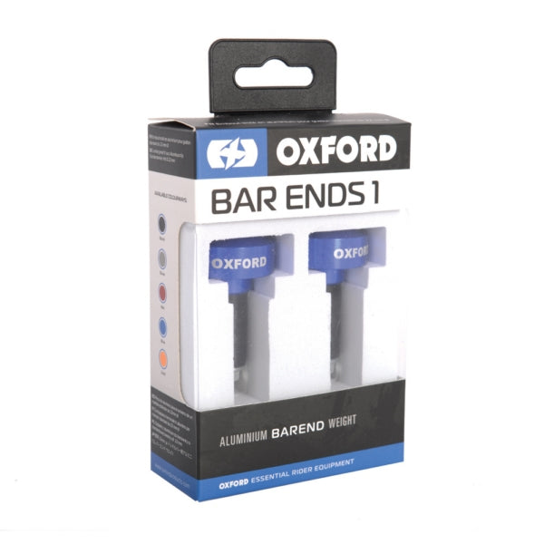 Oxford BarEnds1 Bar End Blue - Driven Powersports
