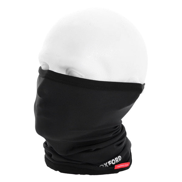 Oxford Standard Neck Tube Solid Color Black - Driven Powersports