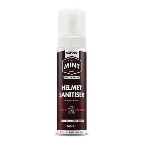 OXFORD PRODUCTS HELM SANITISER FOAM 200ML Mint - Driven Powersports