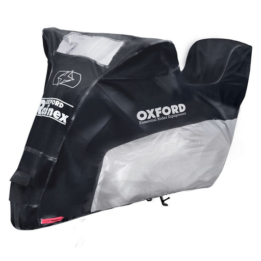 OXFORD PRODUCTS COVER RAINEX MOTO W/TOP BOX M OXFORD (CV506) - Driven Powersports