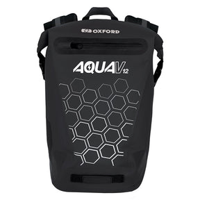 Oxford Aqua V12 Backpack Black - Driven Powersports