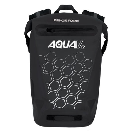 Oxford Aqua V12 Backpack Black - Driven Powersports