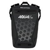 Oxford Aqua V 20 Extreme Visibility Backpack Black - Driven Powersports