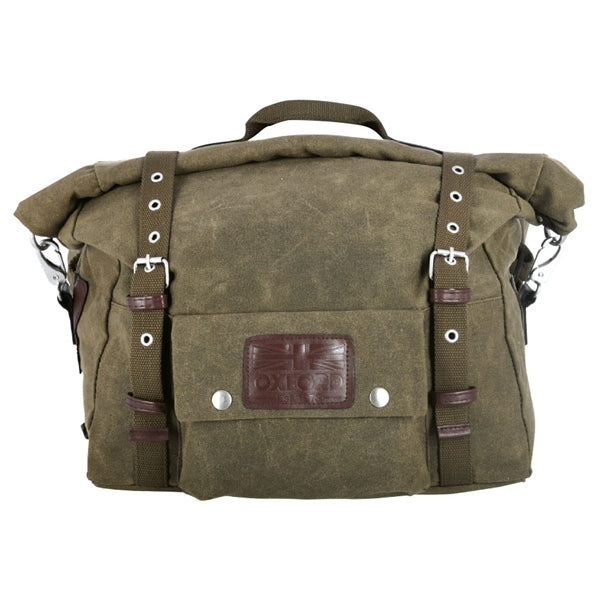Oxford Heritage Panniers Khaki - Driven Powersports