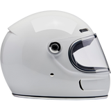 BILTWELL HELMET GRINGO SV Gloss White Right Side - Driven Powersports