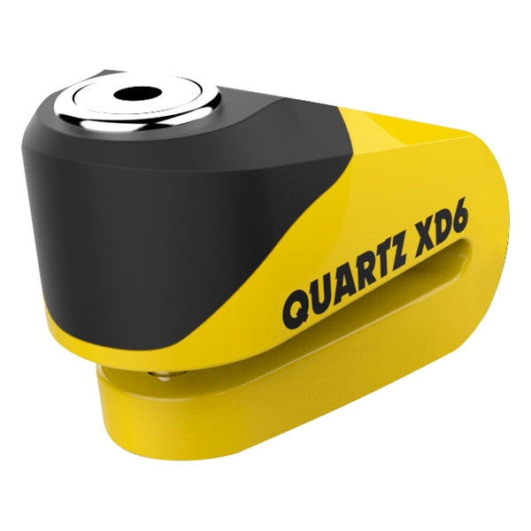 Oxford Quartz XD6 Super Strong Disc Lock Yellow/Black - Driven Powersports