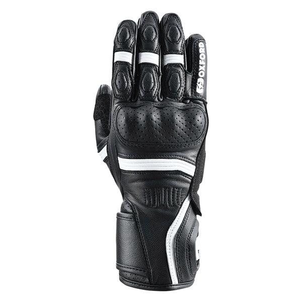 Oxford RP-5 Sport gloves Black/White - Driven Powersports