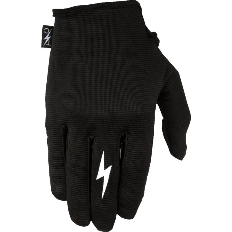 THRASHIN SUPPLY CO. GLOVES STEALTH LP Black Front - Driven Powersports