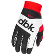 Fly Pro Lite DBK Gloves Black/White/Red Youth Youth Large - Driven Powersports