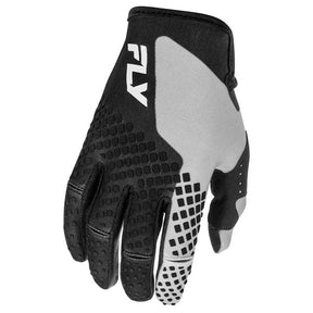 Fly Kinetic Gloves Black/Grey Youth Youth Large - Driven Powersports