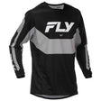 Fly Kinetic Jersey Black/Grey Youth Youth Large - Driven Powersports