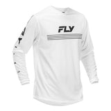 Fly Racing Universal Jersey White/Black 2XL Men's - Driven Powersports