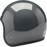 BILTWELL HELMET BONANZA Gloss Grey Back - Driven Powersports