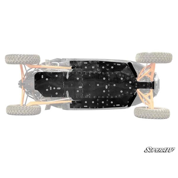 SuperATV SATV SKID PLATE POLARIS (FSP-P-PROR4) - Driven Powersports