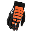 Fly Racing EVO DST Bolt Gloves White/Black/Orange Youth Large Youth - Driven Powersports