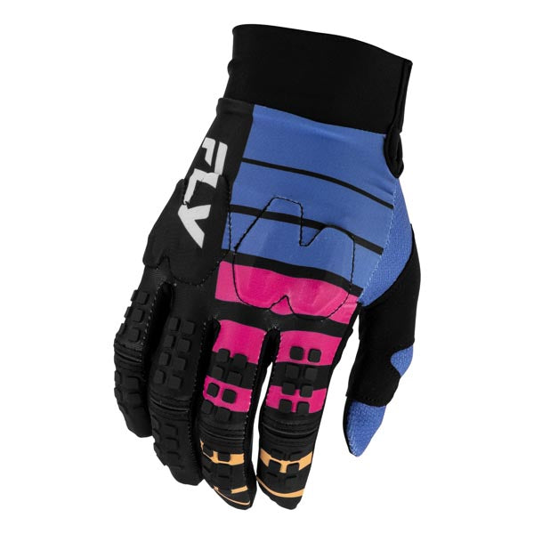 Fly Racing EVO DST Bolt Gloves Black/Blue/Multi 3XL Men's - Driven Powersports