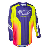 Fly Racing F-16 Raze Youth Jersey Purple/Red/Yellow Youth XL Youth - Driven Powersports