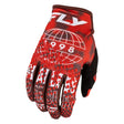 Fly Racing Kinetic Blur Gloves Red/Maroon 3XL Men's - Driven Powersports