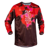Fly Racing Kinetic Blur Jersey Red/Maroon 2XL Men's - Driven Powersports