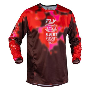 Fly Racing Kinetic Blur Jersey Red/Maroon 2XL Men's - Driven Powersports