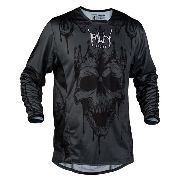 Fly Racing Kinetic Dark Series Jersey Grey/Black 2XL Men's - Driven Powersports