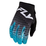 Fly Racing Kinetic Fade Gloves Black/Blue/White Youth Small Youth - Driven Powersports