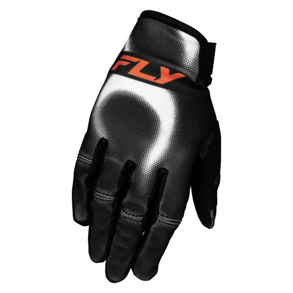 Fly Racing Kinetic Torch Gloves Black/Orange/White Youth Small Youth - Driven Powersports