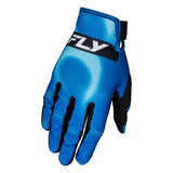 Fly Racing Kinetic Torch Gloves Light Blue/Blue Youth Small Youth - Driven Powersports
