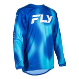 Fly Racing Kinetic Torch Jersey Light Blue/Blue Youth XL Youth - Driven Powersports
