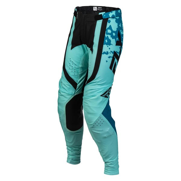 Fly Racing Womens Lite Flake Pants Aqua/Teal/Black 11 Women's - Driven Powersports