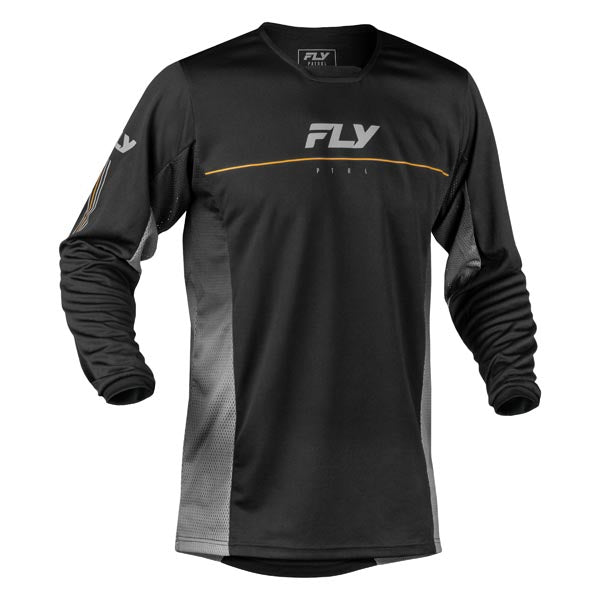 Fly Racing Patrol Jersey Black/Grey 5XL Men's - Driven Powersports