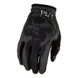 Fly Racing Lite Dark Series Gloves Grey/Black Youth Small Youth - Driven Powersports
