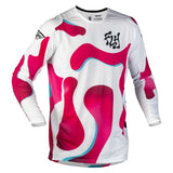 Fly Racing Lite Vibe Jersey White/Pink/Blue 2XL Men's - Driven Powersports