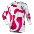 Fly Racing Lite Vibe Jersey White/Pink/Blue Youth Large Youth - Driven Powersports
