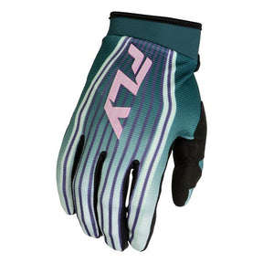 Fly Racing Womens F-16 Lift Gloves Green/Purple/Pink 2XL Women's - Driven Powersports