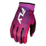 Fly Racing Womens F-16 Lift Gloves Pink/Purple/White 2XL Women's - Driven Powersports