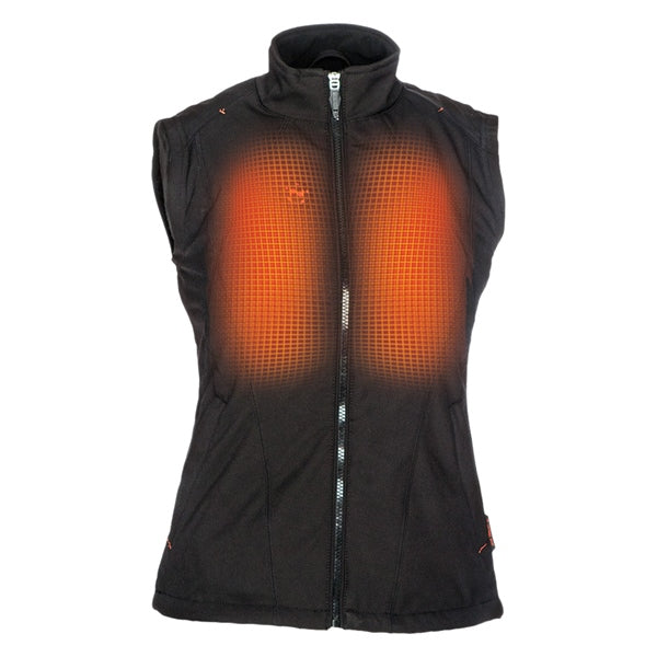 MOBILE WARMING HEATED VEST DUAL POWER WOM Black XL - Driven Powersports