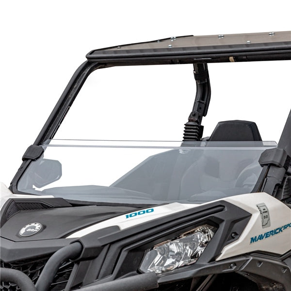 SuperATV Half Windshield For Can-Am '18-'26 Clear - Driven Powersports