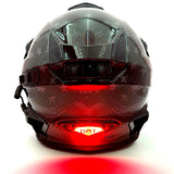 LJE Blizzard Buster Light for Mission Helmet Red - Driven Powersports