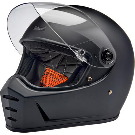 BILTWELL LANE SPLITTER ECE 22.06 Flat Black Front - Driven Powersports